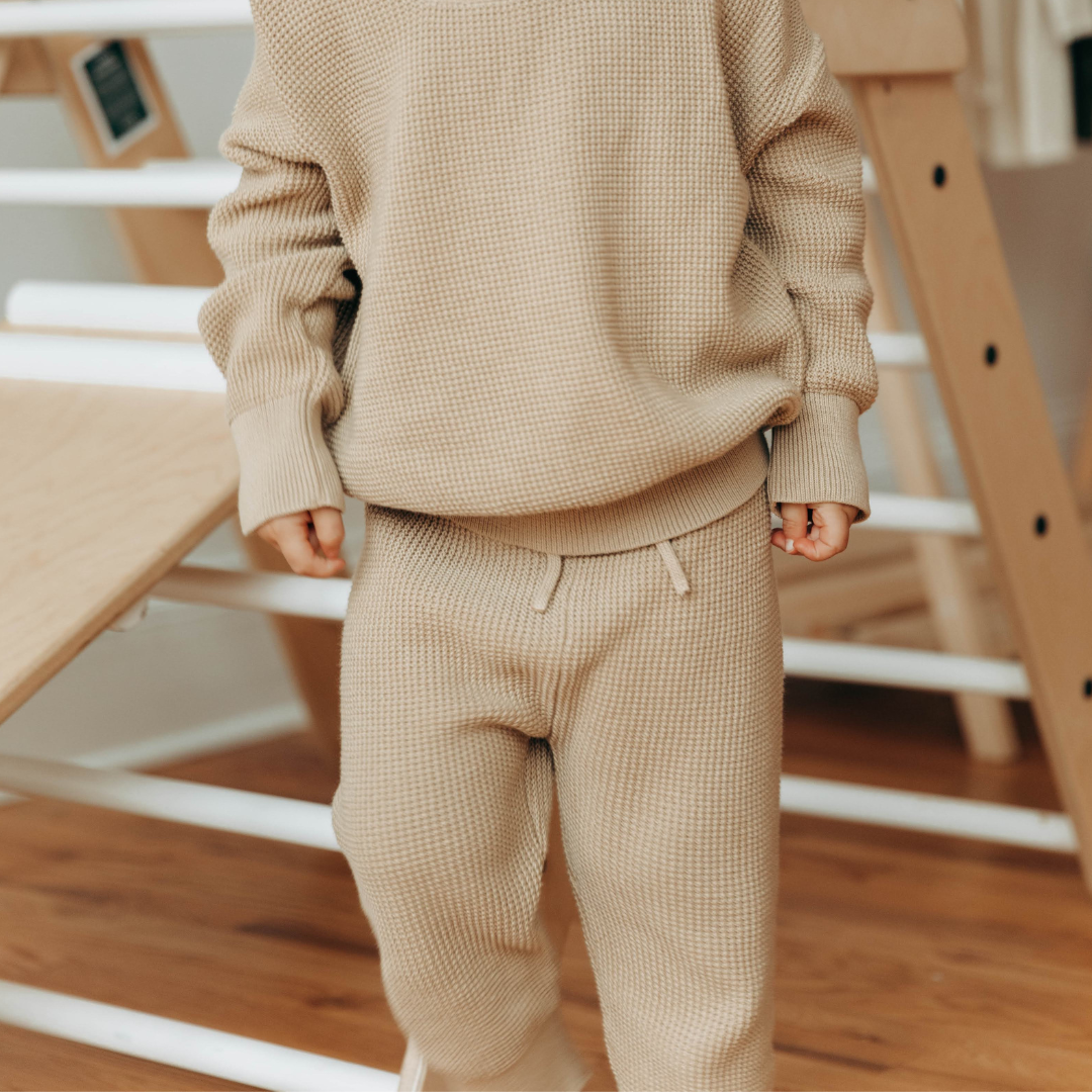 Organic Cotton Waffle Knit Joggers – Holt and Ivy