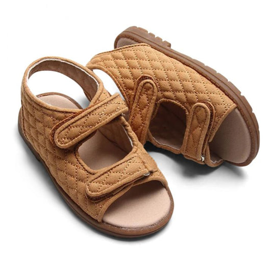 Recycled Canvas Wanderer Sandal | Dawn | Hard Sole