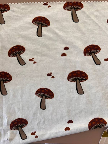 Mushroom Footie Pajamas