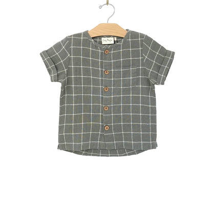 Windowpane Button Down Shirt - Holt and Ivy