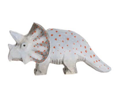 Wudimals® Wooden Triceratops Dinosaur Animal Toy - Holt and Ivy