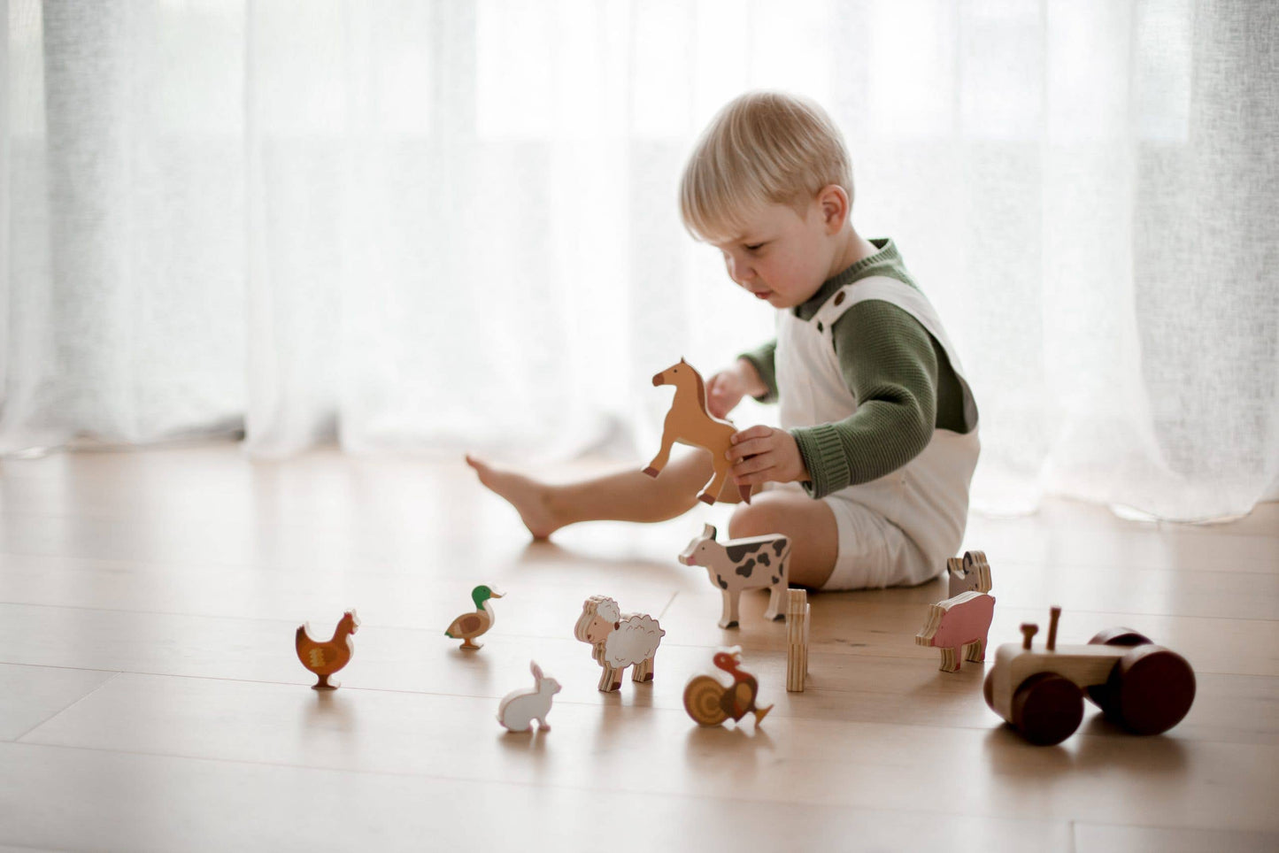 Farm Animals & Tractor Set - Holt and Ivy
