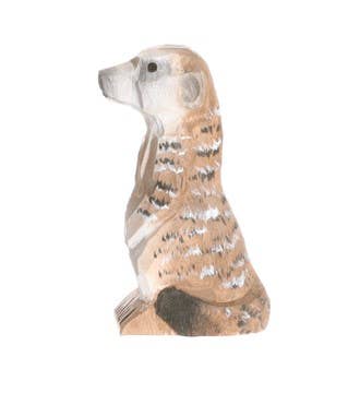Wudimals® Wooden Meerkat Animal Toy - Holt and Ivy